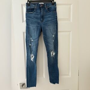 Abercrombie super skinny ultra high rise